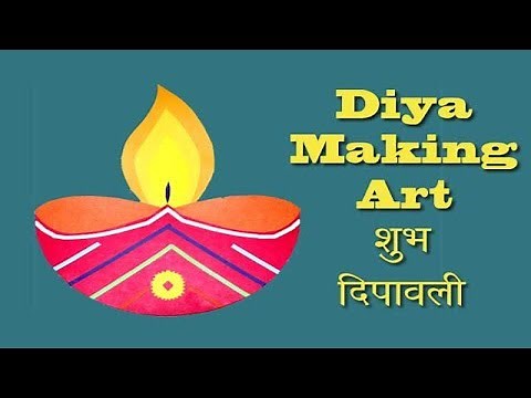 Paper cut Diya on Diwali 2026 Diya making for creative kids | School project | Art and Craft