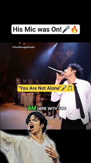 His Mic Was On! 🎤🔥 Michael Jackson — "You Are Not Alone" | MTV Awards (1995) #michaeljackson