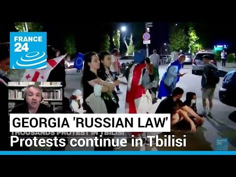 Protests against "Russian law" continue in Tbilisi, spread to Georgia's second-largest city