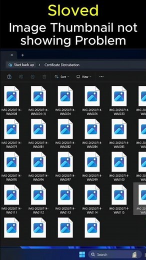 Why not show images and videos thumbnails | computer me image not show problem | image not show