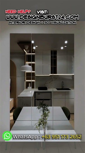 Flexible Dining Setup – Compact & Stylish #interiordesign