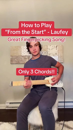 Learn How to Play Guitar with Easy Chords | Laufey Tutorial
