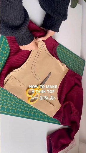 HOW TO MAKE A TANK TOP FROM SCRATCH | Sew With Me #sewingmadeeasy