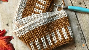 Easy waistcoat stitch tutorial | Create a Knit Like Crochet Stitch