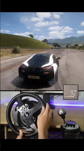 Drag Racing The Fastest BMW i8 #shorts