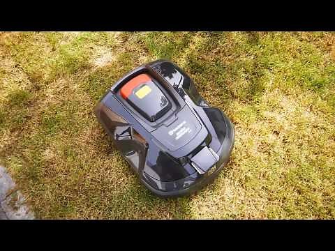 Husqvarna's robotic lawnmower, the Automower 310, in action