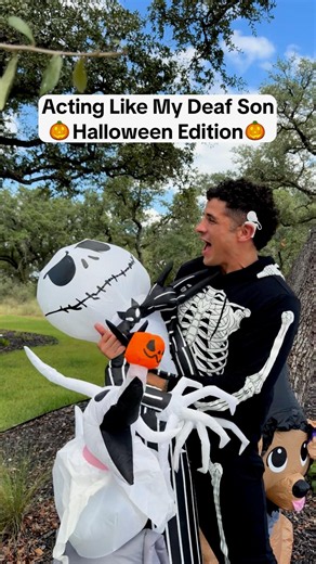 Acting Like My Deaf Son Halloween Edition!!! 🎃 #shorts #halloween #spooky #son
