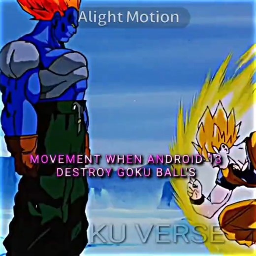 WHEN ANDROID 13 DESTROY GOKU BALL'S #goku #dragonball