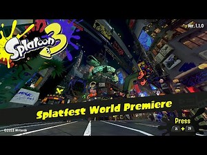 Splatoon 3: Splatfest World Premiere - 105 Minute Gameplay [Switch]