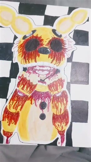 William getting springlocked #fnaf #springtrap #springlockfailure #gore