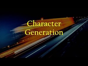 CG Lecture 14: Character Generation Methods