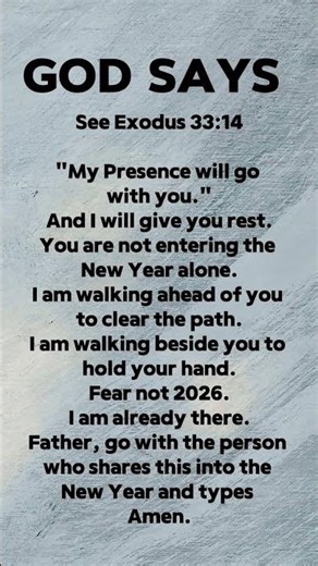 God’s Presence Will Go With You | Exodus 33:14 Scripture