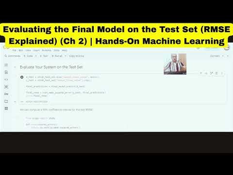 Evaluating the Final Model on the Test Set (RMSE Explained) (Ch 2) | Hands-On Machine Learning