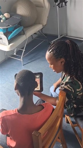 Partner assisted scanning💬 Sometimes an AAC user might not touch their aac system, but still be engaged in the conversation. Our therapist is using what we call partner assisted scanning where she points to the icons and our AAC user responds with a yes or a no. This method is only used with individuals who can clearly affirm yes/no.💫 #CommunicationForAll #everyonedeservesavoice #creatingaccess #aacdevice #AACAwareness #interfacekzn | Interface KZN