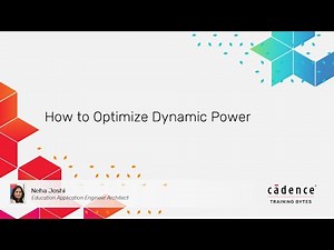 How to Optimize Dynamic Power