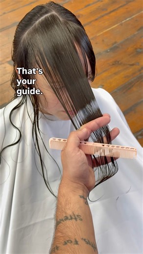 How to find your guide during a Razor haircut