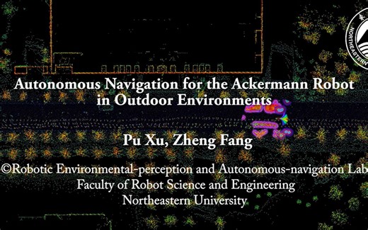 Autonomous Navigation for the Ackermann Robot in Outdoor Environments