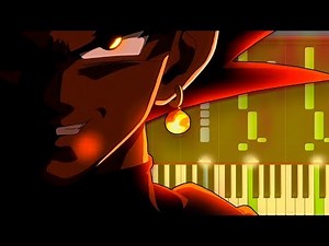 Goku Black (THEME) - Dragon Ball Super [Piano Tutorial] - (Synthesia)