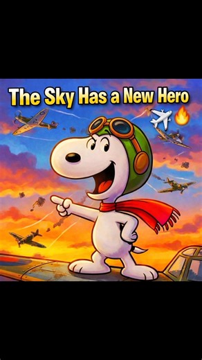“The Sky Has a New Hero ✈️ | Snoopy Goes Full Pilot”