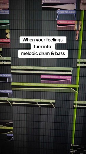 This is also what it can sound like when emotions turn into melodic drum & bass✨ #edmproducer #dnb