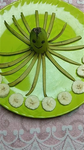How to make banana octopus#shorts