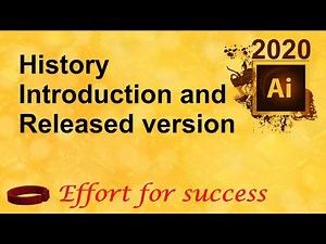 Adobe illustrator 2020 class 1 introduction history and released version of Urdu/Hindi