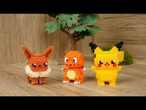 3D Pokemon Pattern DIY Artkal Perler Beads