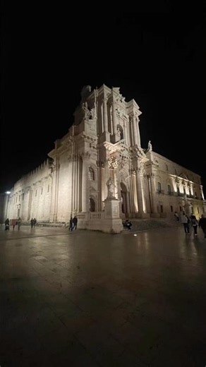Cathedral of Ortigia at Night | Sicily Contemporary Art