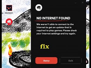 How to fix "No Internet Found" We weren't able to connect to the internet Riot client valorant