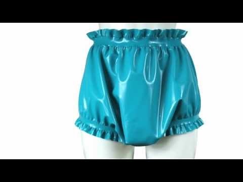 Latex rubber diaper covers, bloomers & adult baby clothes