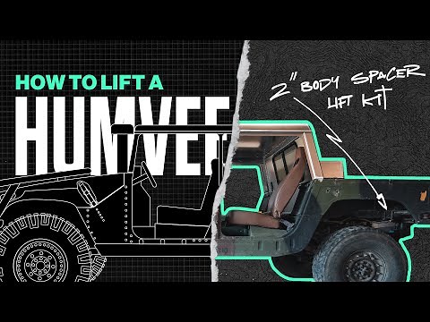 How to put a 2" Body Lift on a Humvee