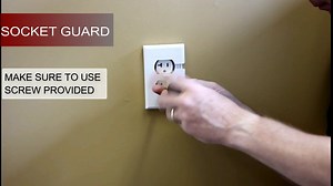 Cardinal Gates 3 Piece Plug Guard and Cord Keeper, White