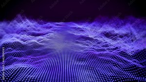 This is a stock traffic graph that shows an abstract particle road.