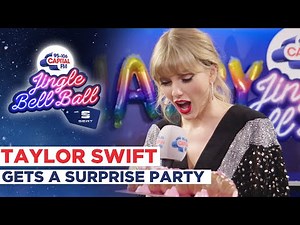 Taylor Swift Gets A Surprise Birthday Party | Capital's Jingle Bell Ball