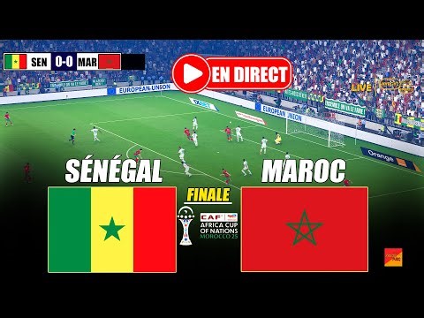 🔴EN DIRECT : SÉNÉGAL vs MAROC | eFootball PES 21 - Prédiction du gameplay sur PC