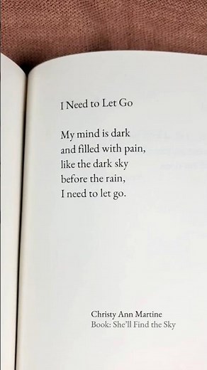 Letting Go #poem #poetry #poetrybook