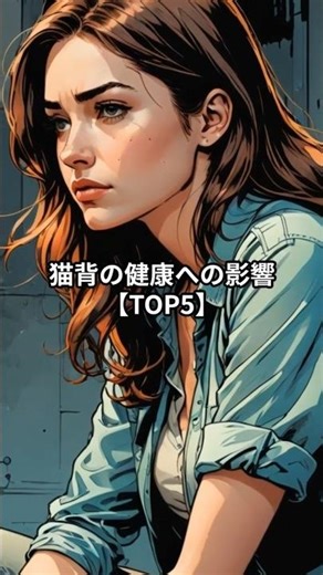 猫背の健康への影響【TOP5】Top 5 health effects of slouching