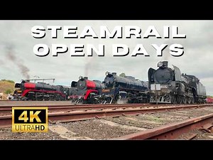 Eleven Steam Locos in One Place! Newport Workshops Open Days 2026! Documentary Steamrail Victoria