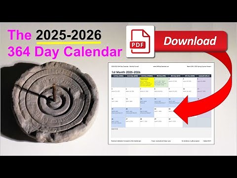 2025-2026 364 Day Calendar PDF Download is ready ( Zadokite Enoch Jubilees )