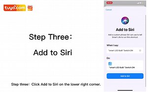 How to use Siri function on Tuya App