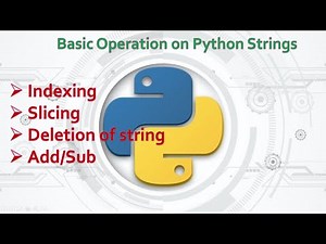 15.Complete Python Basics for Automation- Basic operations on strings