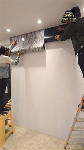 Sachin Pugalia on Instagram: "🔥 *New Wall Concept's Why sell single sheets… when you can offer a *complete luxury wall look*? ✨ UV Marble Sheet (Gold Foil) ➕ Sleek Grille Sheet = A premium concept wall for modern homes & commercial spaces. Perfect for TV walls, feature walls, reception areas & designer projects. High-end designs and DIY CONCEPT.. #simplehomestyle #interiordesign #designdeinteriores #economical #latest"