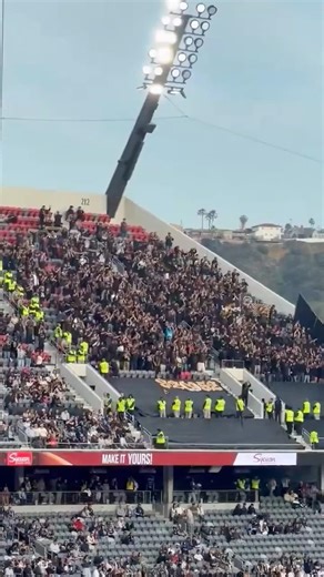 Are MLS Away Fans Treated Like PRISONERS?! 😳 #mls #lafc #sandiegofc #lagalaxy