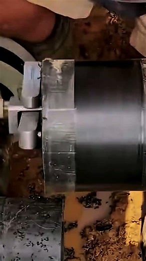 Amazing Large Pipe Filing Using a Unique Innovative Tool 🔧✨ #shorts