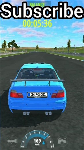 Epic Car Racing Challenge | Fastest Blue Beast on Track 🏎️💨 #Shorts