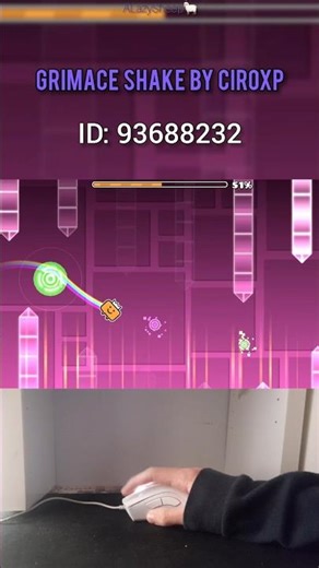 Grimace Shake by CiroXP — this layout does NOT play around 😵‍💫🟣#gd #geometrydash