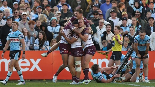 Cronulla Sharks vs Manly Sea Eagles: NRL live scores