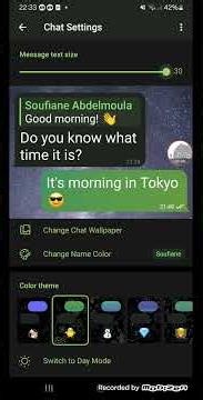 تغيير خلفية تيلجرام