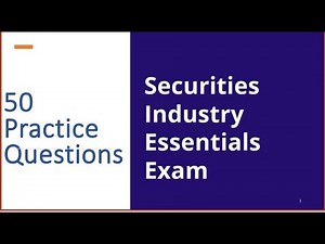 SIE Exam Prep 50 EXPLICATED Practice Questions/Performance Opportunities