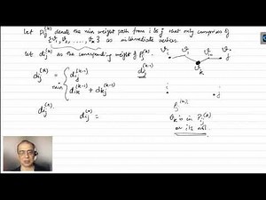 Floyds algorithm for all pair shortest paths